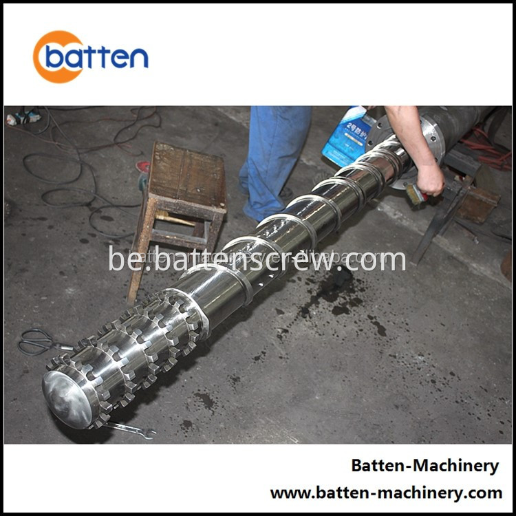 Біметалічны пластыкавы экструдэрны шруба і бочка для аднаразовага шрубавага плёнкавага фільма